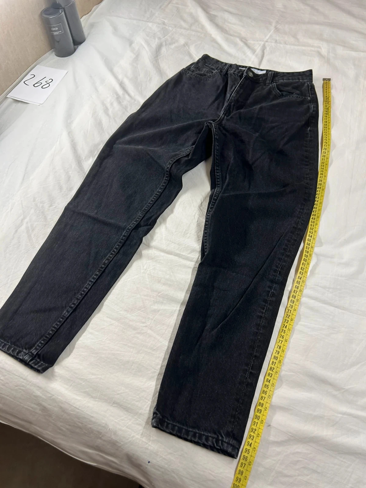 Jeans mom preto Bershka tamanho 34 – photo 4